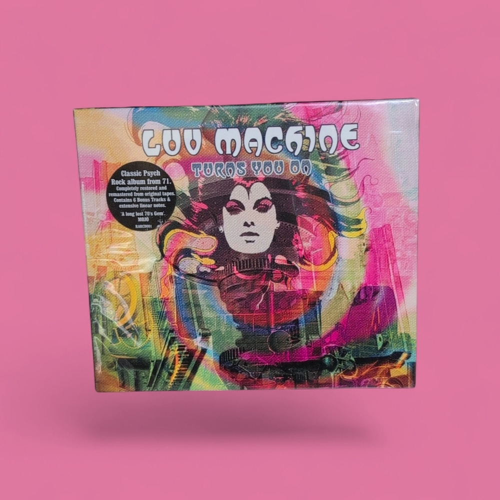 Luv Machine Turns you on Music CD 1971 Made In England Sealed